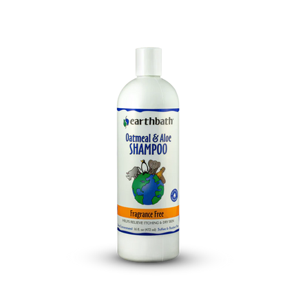 earthbath Oatmeal & Aloe Fragrance Free Shampoo 