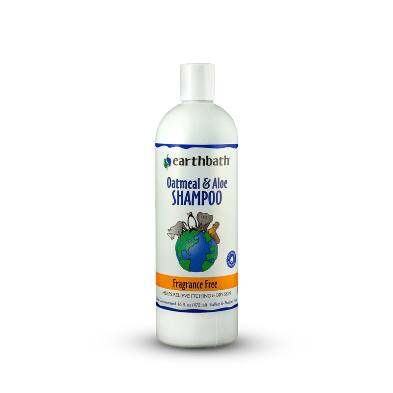 earthbath Oatmeal & Aloe Fragrance Free Shampoo 