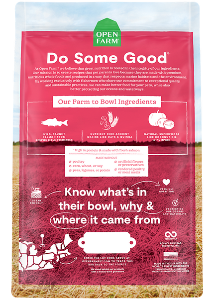 Open Farm Wild-Caught Salmon & Ancient Grains Dry Dog Food