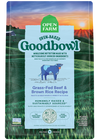 Goodbowl™ premium dog food packaging with wholesome ingredients for dogs