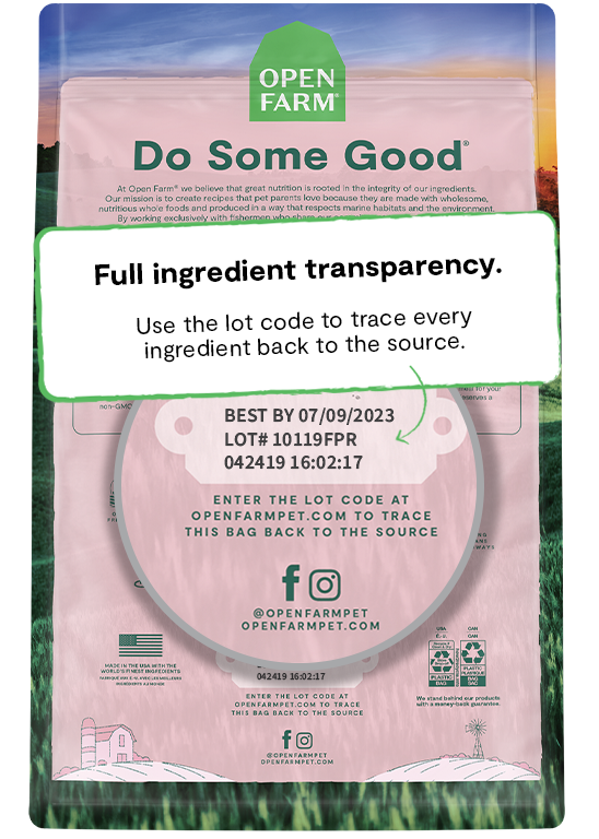 Open Farm Goodbowl Salmon Lot Code