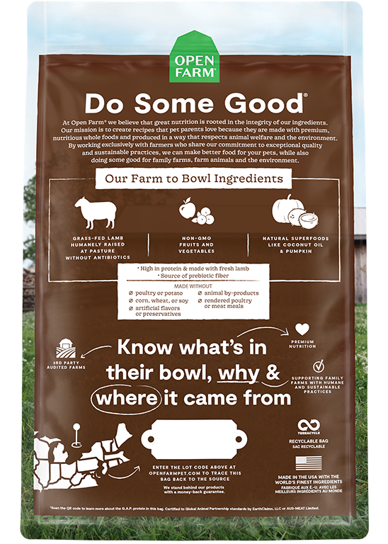 Open Farm Pasture-Raised Lamb Dry Cat Food (2lb)