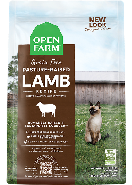 Open Farm Pasture-Raised Lamb Dry Cat Food 2lb