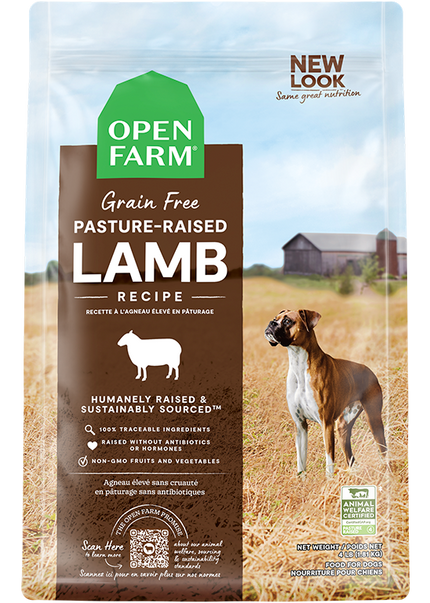 Open Farm Pasture-Raised Lamb Grain-Free Dry Dog Food 4lb