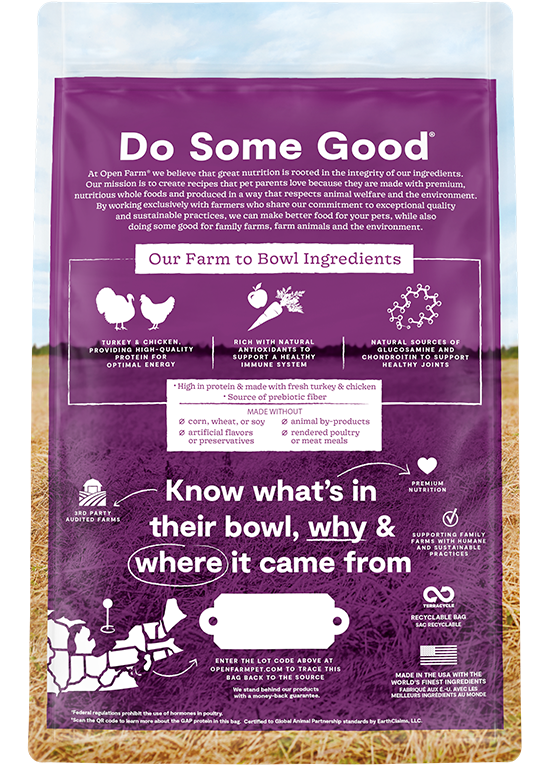 Open Farm Senior Grain-Free Dry Dog Food (4lb)