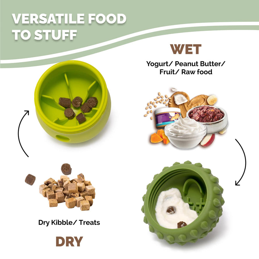 PoPupJoys - Acorn Treat Dispenser - Green