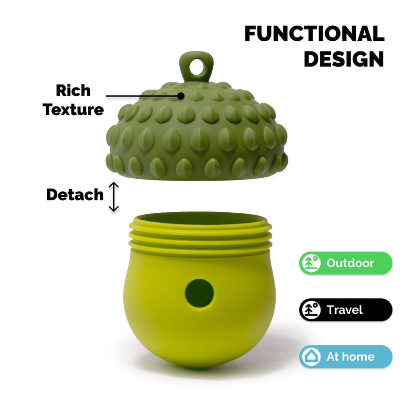 PoPupJoys - Acorn Treat Dispenser - Green