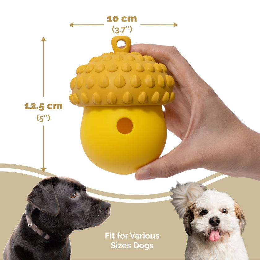 PoPupJoys - Acorn Treat Dispenser - Yellow