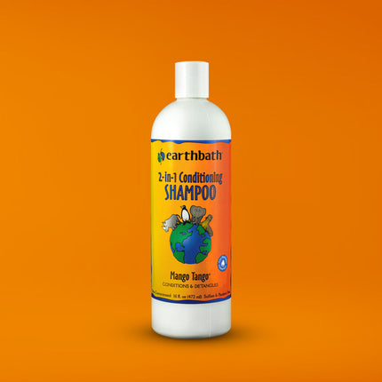 earthbath Mango Tango 2-in-1 Conditioning Shampoo 16 oz