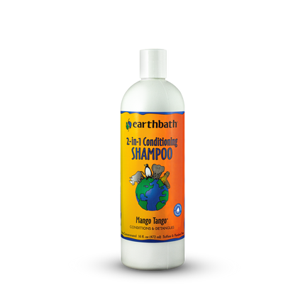 earthbath Mango Tango 2-in-1 Conditioning Shampoo 16 oz