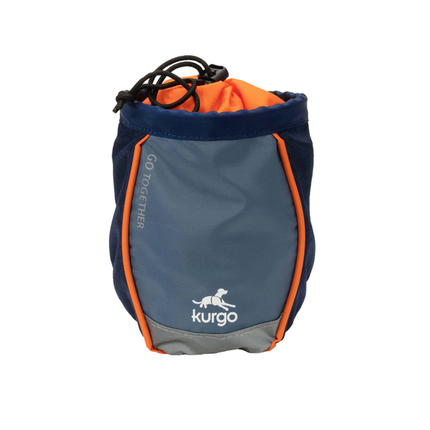 Kurgo Go Stuff It Dog Treat Bag - Navy Dog