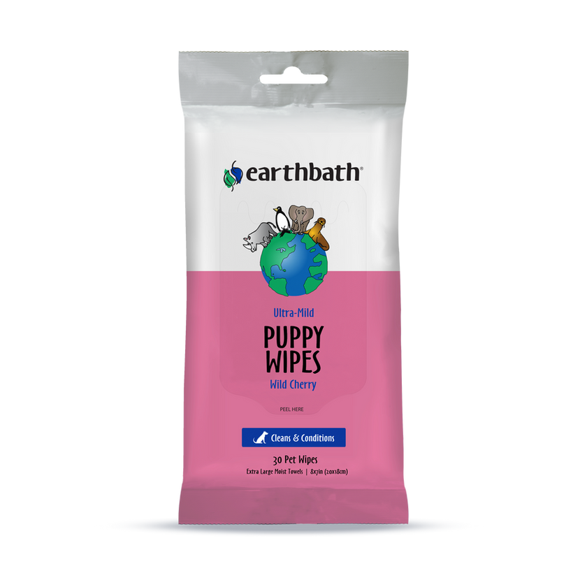 earthbath Ultra-Mild Puppy Wipes