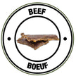 PureBites Air Dried Beef Jerky Dog Treats - Single Ingredient High-Protein Treats - 213g