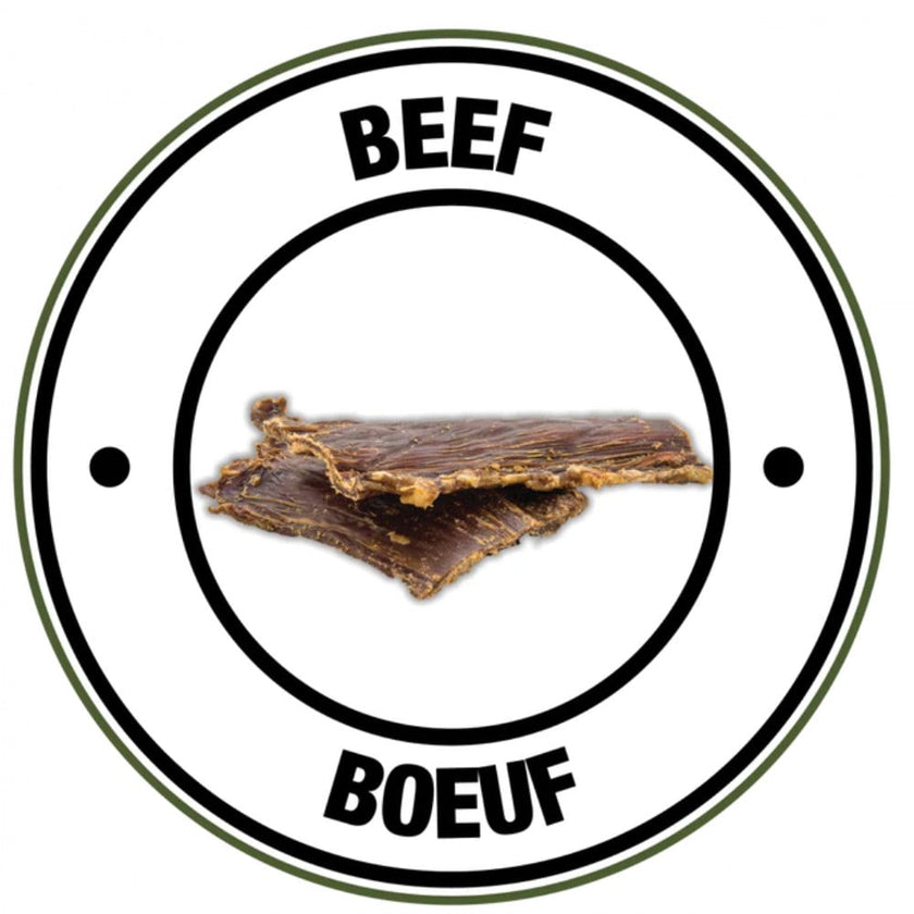PureBites Air Dried Beef Jerky Dog Treats - Single Ingredient High-Protein Treats - 213g