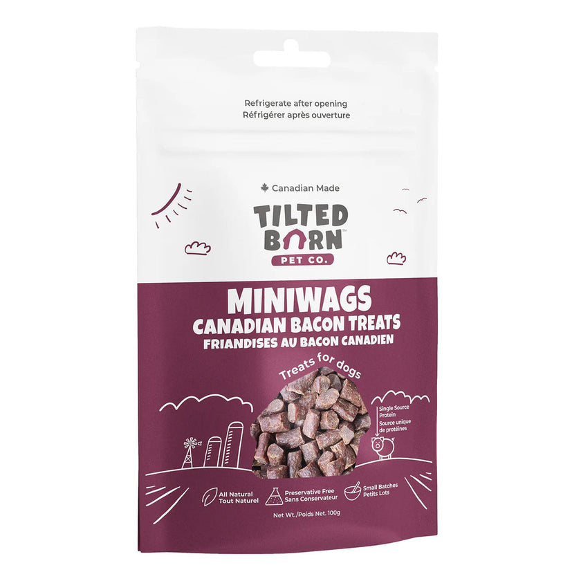Tilted Barn Pet Co. Canadian Bacon MiniWags (100g)