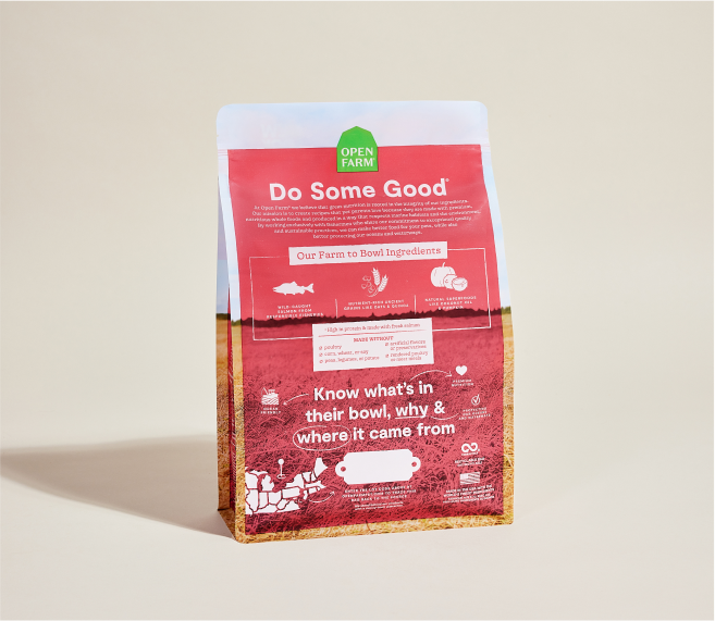 Open Farm Wild-Caught Salmon & Ancient Grains Dry Dog Food (22lb)