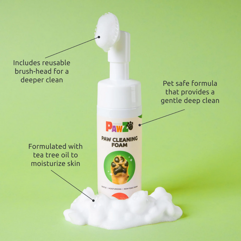 Pawz No-Rinse Paw Cleaning Foam