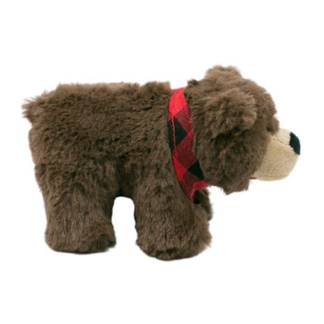 Tall Tails – Plush Bandana Bear Squeaker Toy – 5″