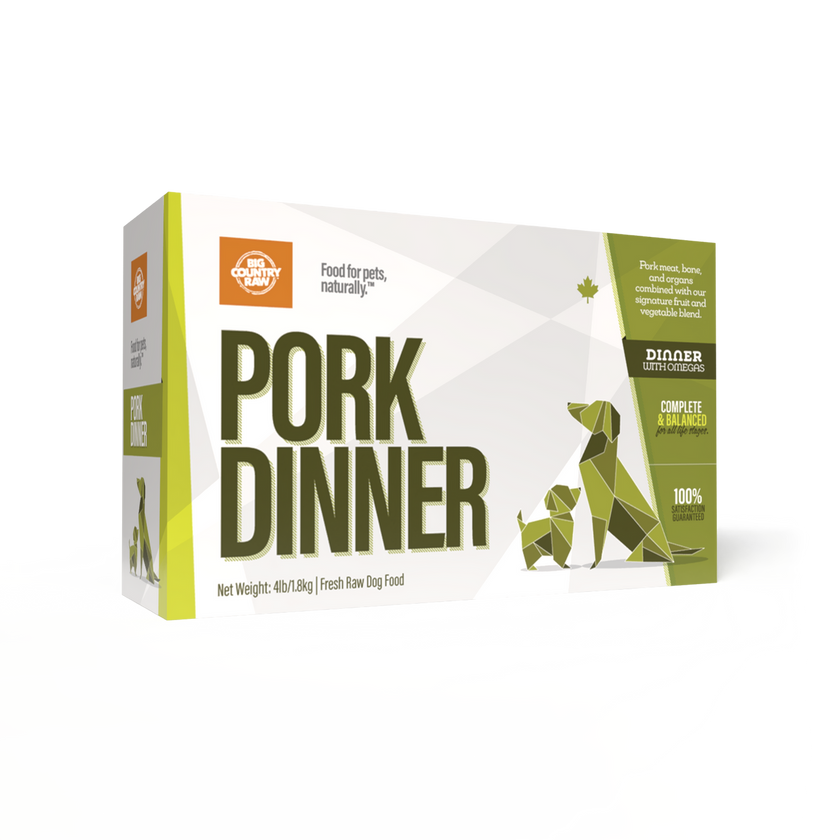 Big Country Raw - Pork Dinner Carton (4lb)