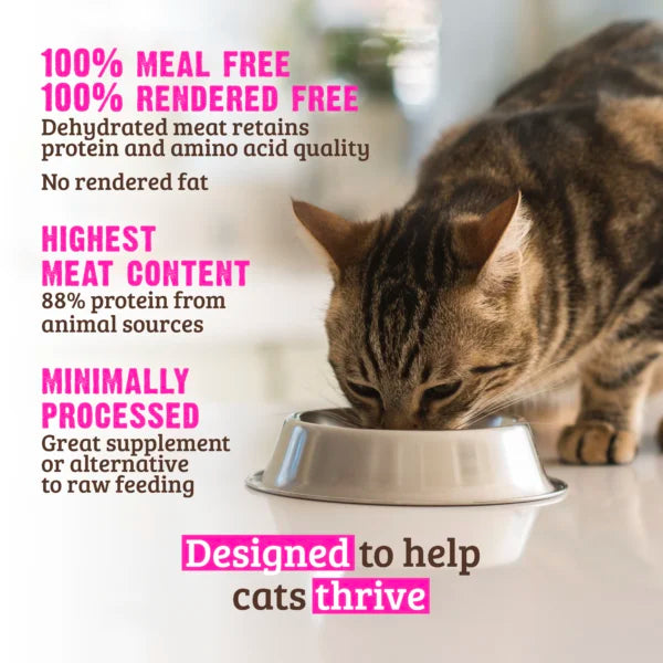 RAWZ Natural Cat Food - Dehydrated Chicken, Turkey & Chicken Recipe (1.75lb/0.79kg)