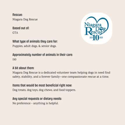 Niagara Dog Rescue Bundle - $5 Bundle