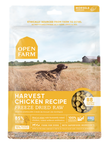 Open Farm Harvest Chicken Freeze-Dried Raw Dog Food - Chicken High-Protein Complete Meal - 3.5oz (99g)