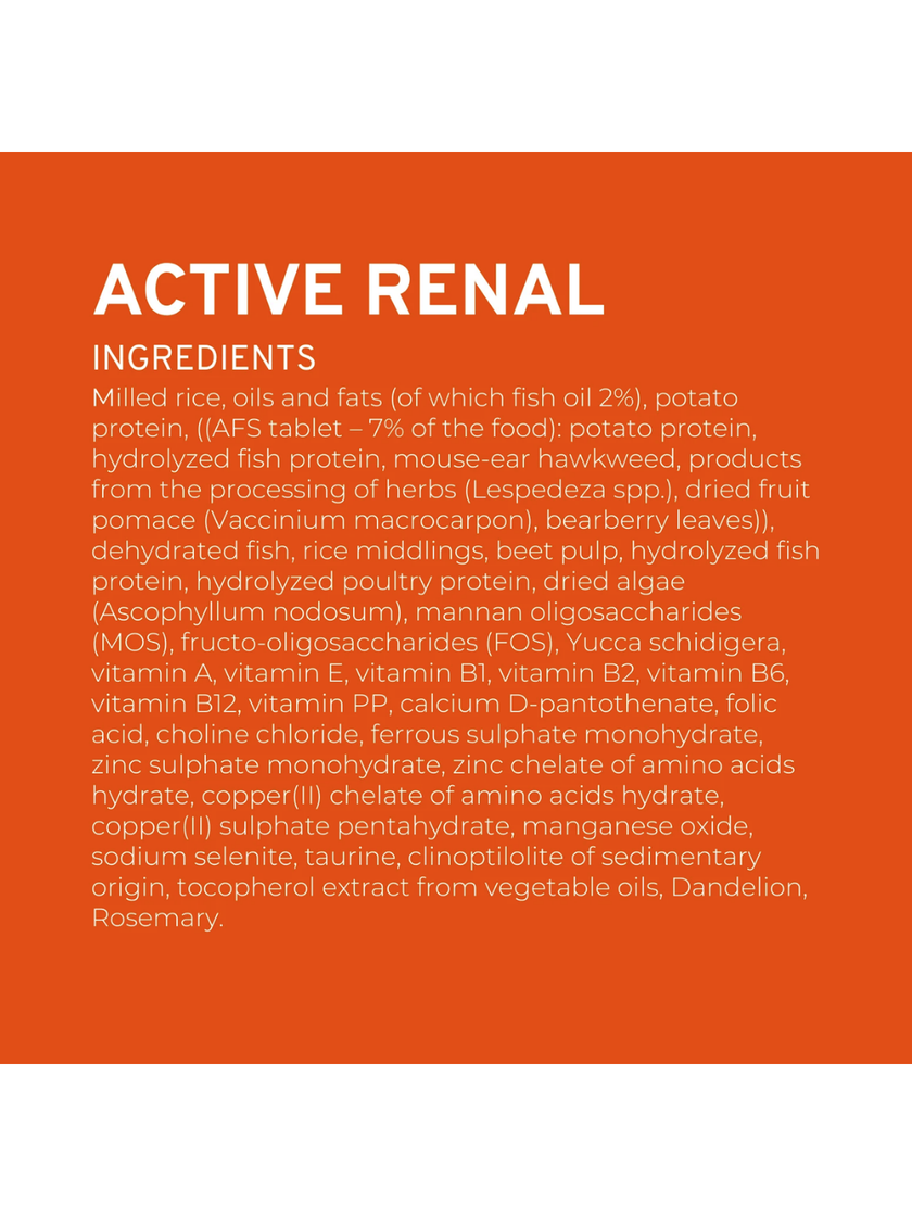 Forza 10 Active Kidney Renal Care - Dry Cat Food - Fish Recipe - 3.3lb