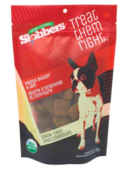 Slobbers - Peanut Butter and Jam - Grain Free Treats - 200g
