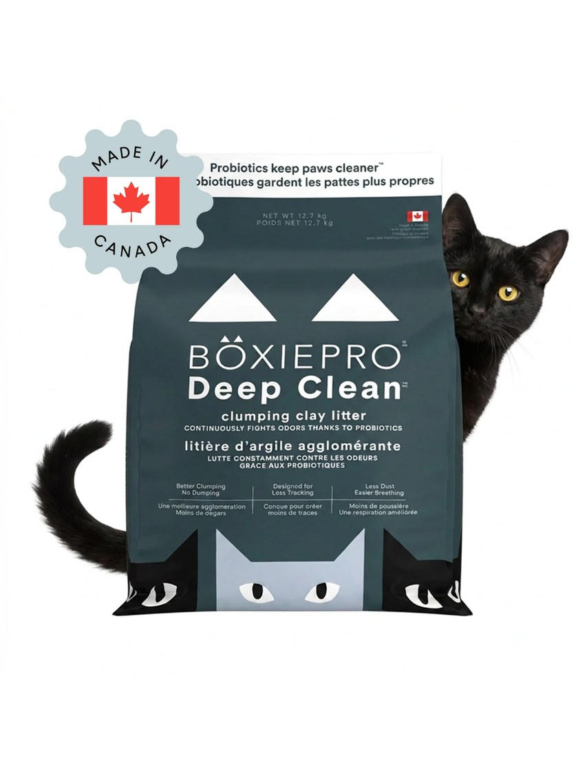BoxiePro® Deep Clean Clumping Clay Cat Litter - 16lbs