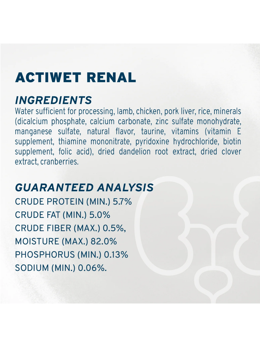 Forza 10 Wet Cat Food - Renal Lamb - 3.5oz