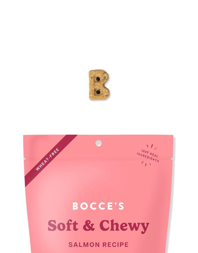 Bocce's Bakery Salmon Recipe Soft & Chewy Dog Treats 6oz