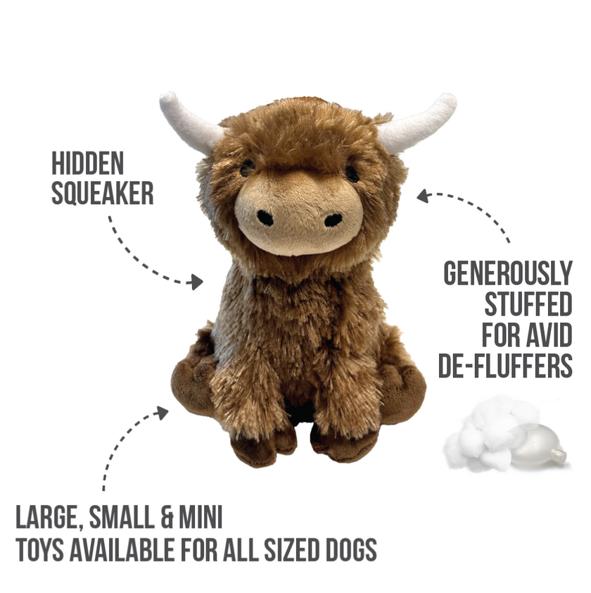 fouFIT - Highland Cow Plushie Large 8.5