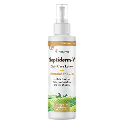 NaturVet Septiderm-V® Skin Care Lotion For Hotspots, Dermatitis & Skin Allergies