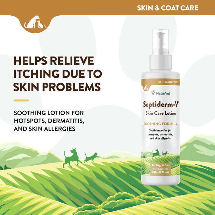 NaturVet Septiderm-V Skin Care Lotion