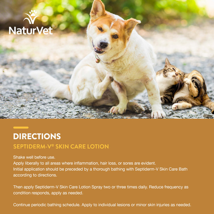 NaturVet Septiderm-V Skin Care Lotion