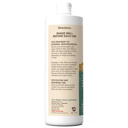 NaturVet®'s Septiderm-V® Skin Care Bath Lotion - 8oz