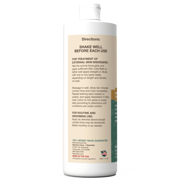 NaturVet®'s Septiderm-V® Skin Care Bath Lotion - 8oz
