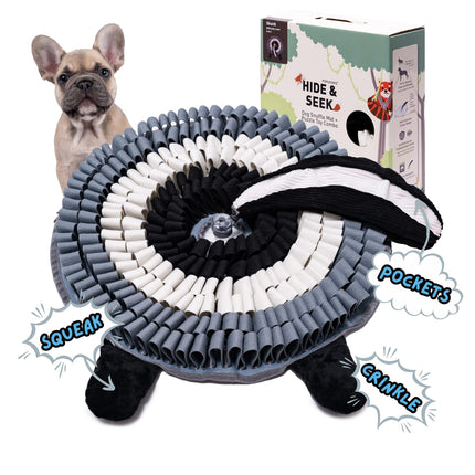 PoPupJoys - Hide & Seek Snuffle Mat + Puzzle Toy - Skunk