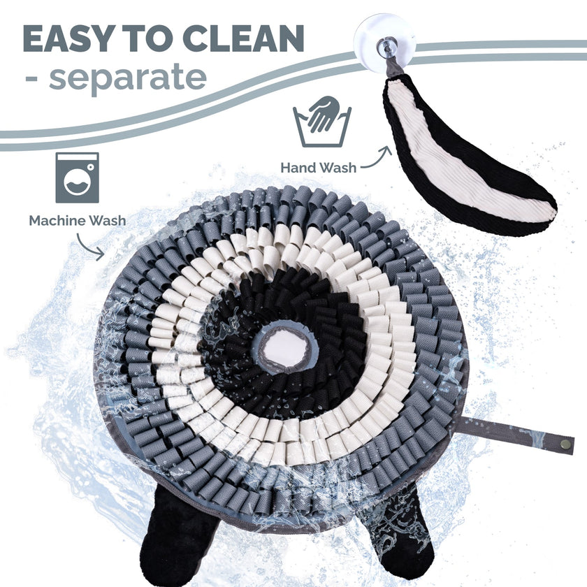 PoPupJoys - Hide & Seek Snuffle Mat + Puzzle Toy - Skunk