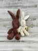 Organic Cotton Bunny Dog Toy - Small