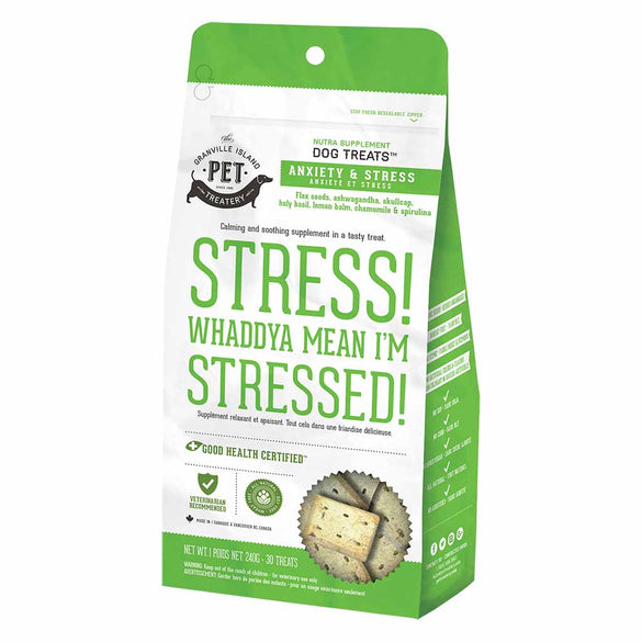 Granville Island Pet Treatery - Stress! Whaddya Mean I'm Stressed! - Calming Supplement