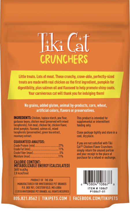 Tiki Cat Crunchers Chicken Nutrients