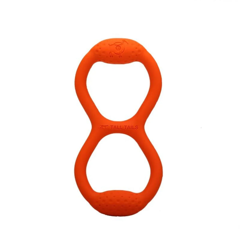 Rubber Tug Toy – 11″ – Orange