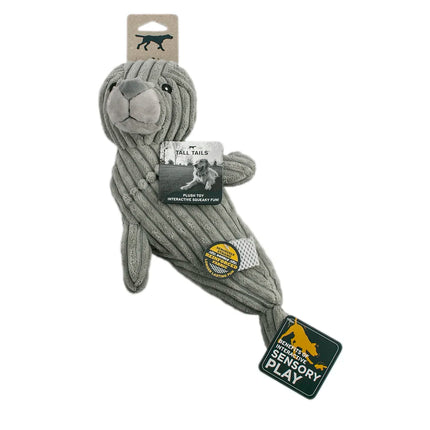 Tall Tails – Plush Seal Crunch Toy – 14″