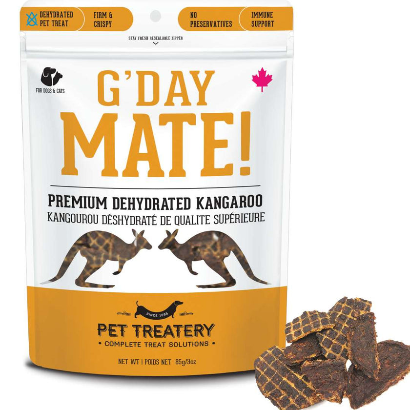Granville Island Pet Treatery - G'Day Mate! Kangaroo Treats - Cats and Dog - 85g