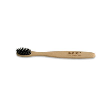 BLACK SHEEP ORGANICS - Bamboo Soft Bristles- Charcoal Infused ToothBrush