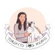 Adorable enamel #1 Dog Mom Pin featuring a proud pet parent design, handcrafted by local artisan @torontodogmoms, showcasing love for dogs and city pride.