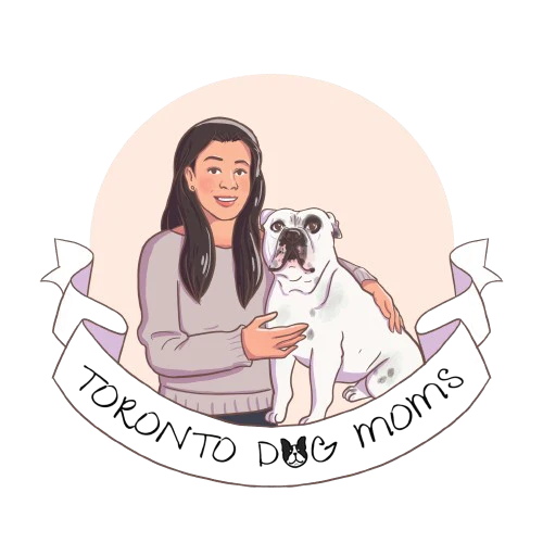 Adorable enamel #1 Dog Mom Pin featuring a proud pet parent design, handcrafted by local artisan @torontodogmoms, showcasing love for dogs and city pride.