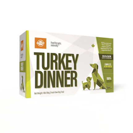 Big Country Raw - Turkey Dinner Carton (4lb)