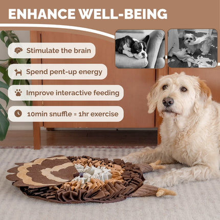 PoPupJoys - Hide & Seek Snuffle Mat + Puzzle Toy - Turkey